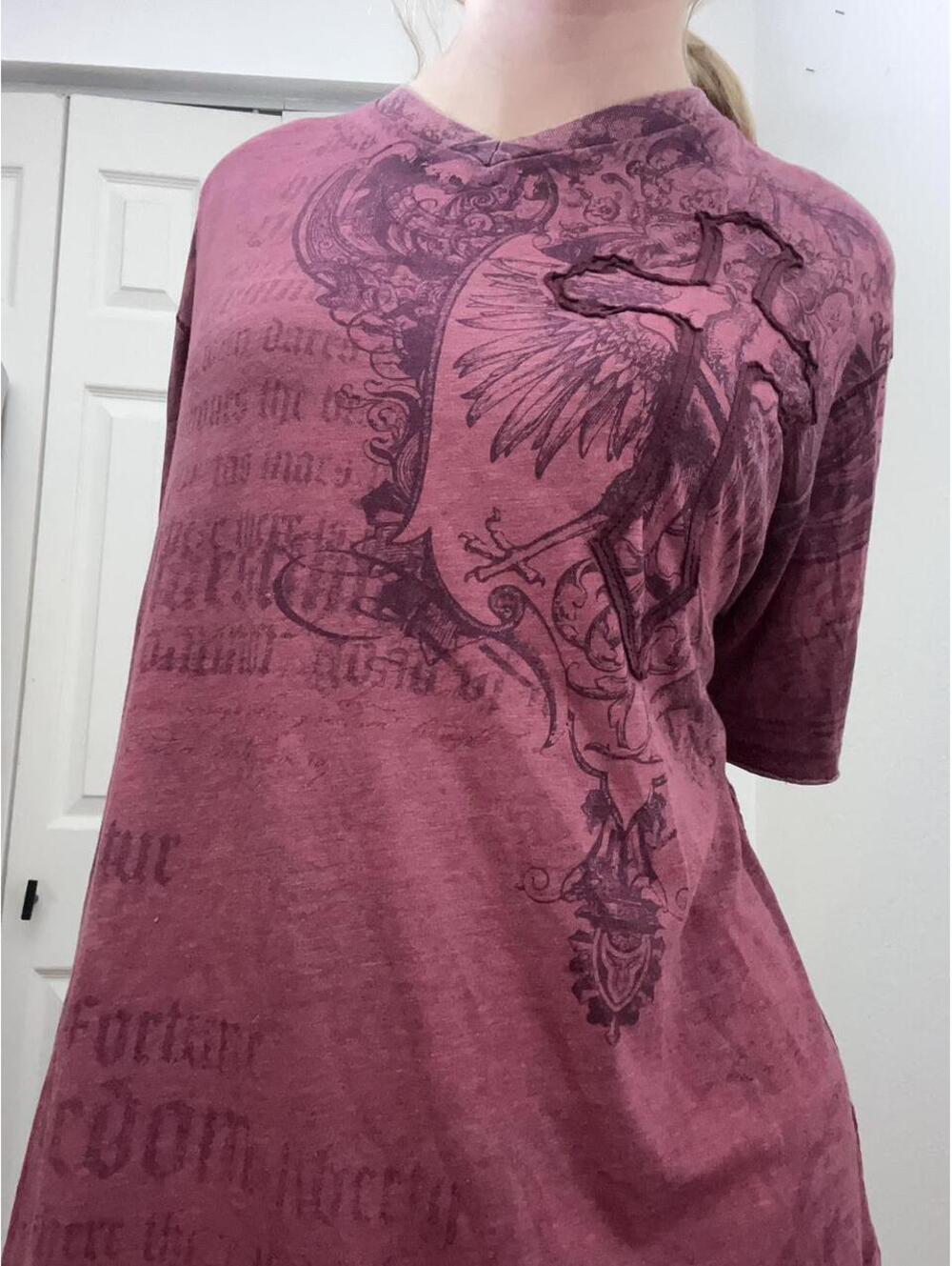 y2k cross graphic tee